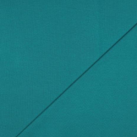 0,5 MTR. ♥  UNI BIO BAUMWOLLJERSEY PETROL ♥