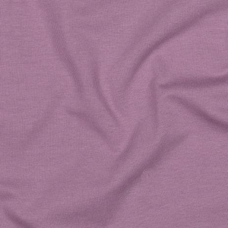 ♥0,5 Mtr.  BIO Bündchen GLATT - ALT MAUVE - Schlauch ♥