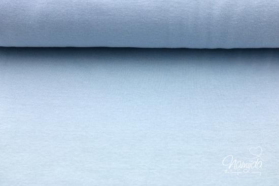 ♥0,5 Mtr. BIO Bündchen GLATT - HiMMeLBLAU - Schlauch ♥