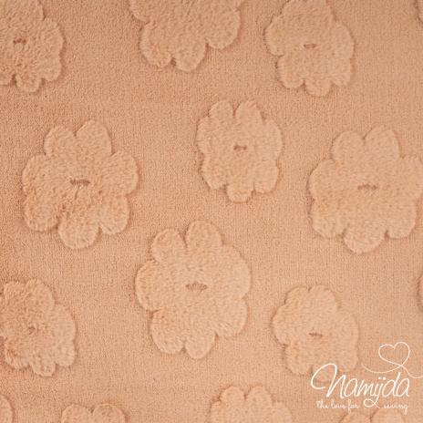 0,5 MTR. ♥ DAISIES SOFT TEDDY IVORY ♥