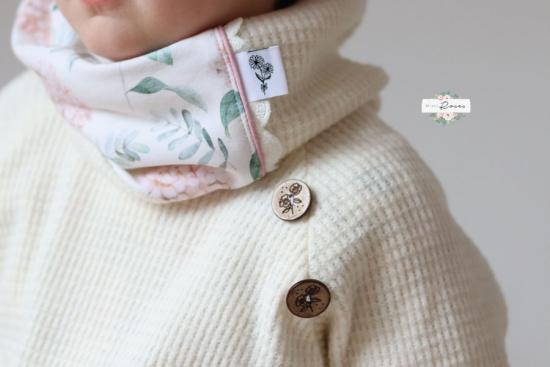 5 STCK. ♥ NAMIJDA EP WEBETIKETTEN - BLUME  ♥