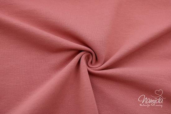 RESTSTÜCK 0,80 MTR. BIO SoMMER BAUMWOLL Sweat PuDER/FRENCH TERRY