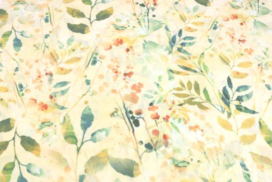 0,5 MTR.♥ VISKOSE FLORAL LEMON LoVE ♥