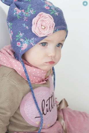 1 MTR. ♥ Zweifarbige Kordel - KOBALT/WEISS - Melange ♥