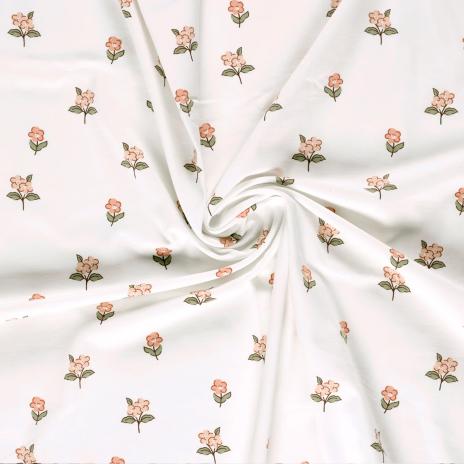 0,50 MTR. ♥ LITTLE BLOOM  JERSEY ♥