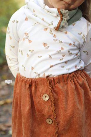 0,5 MTR. ♥ WEICHER  FEINCORD Cognac ♥
