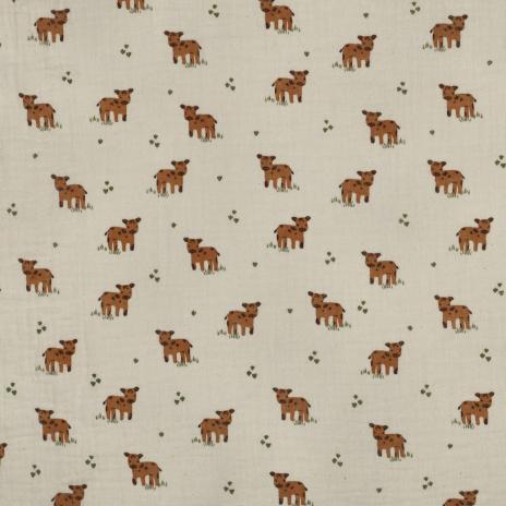 0,5 MTR. ♥ MuSSELIN DORFKIND KUH ♥