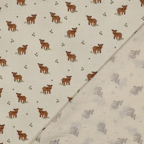 0,5 MTR. ♥ MuSSELIN DORFKIND KUH ♥