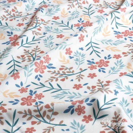 0,5 MTR. ♥ BADELYCRA BLUMENLIEBE UV SCHUTZ 50+  ♥