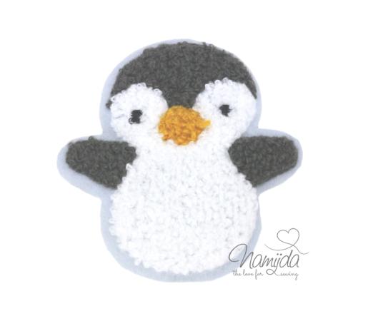 1 Stück - PINGUIN CHENILLE PATCH GROSS