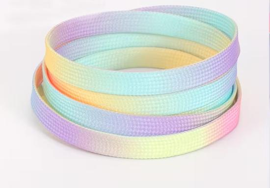 1 STüCK Hoodie Band Flach - RAINBOW