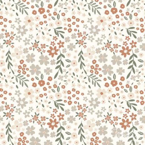 0,5 MTR. BLUMENLIEBE BAUMWOLL POPELINE