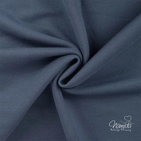 0,50 MTR. KuSCHLIGER GLITZER SWEAT - JEANS