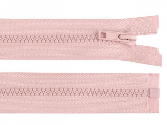 1 Stück Jacken Reißverschluss ROSE - 60cm - teilbar