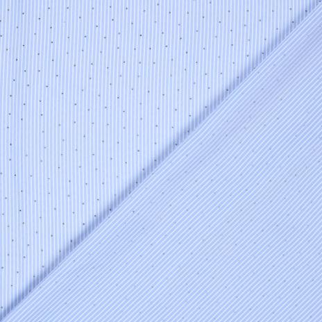 VORBESTELLUNG LIEFERZEIT CA. 1 WOCHE 0,5 MTR. GLITZER STEINCHEN FEINE STREIFEN JEANS BAUMWOLL POPELINE