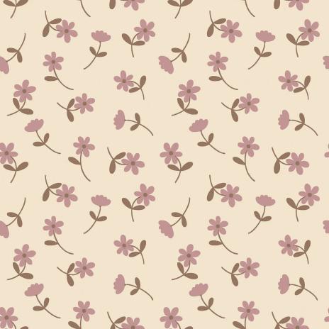 0,50 MTR. ♥ VINTAGE DAISY FLIEDER JERSEY ♥