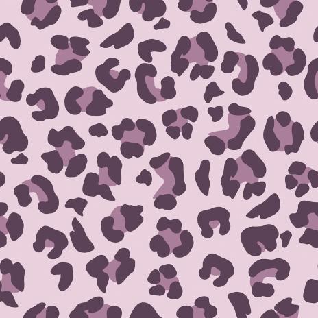 0,5 MTR. ALWAYS CHOOSE LEO LAVENDEL - FRENCH TERRY