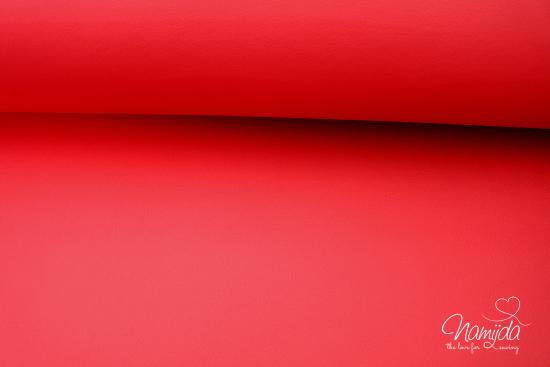 0,5 MTR. ♥ KuNSTLEDER ROT SHINE ♥