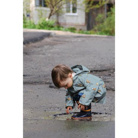 0,5 MTR. ♥ REGENJACKEN STOFF TRUCKS - WASSERDICHT ♥