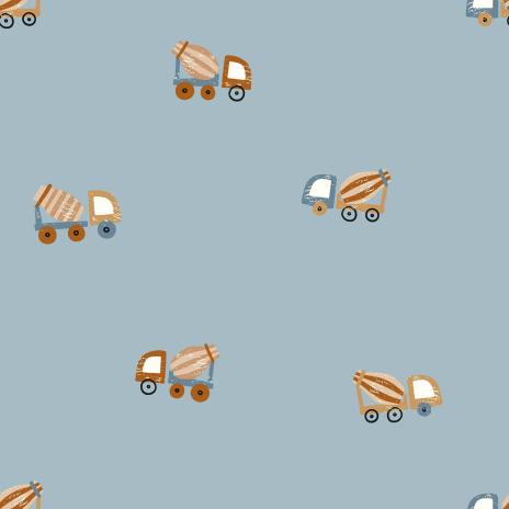 0,5 MTR. ♥ REGENJACKEN STOFF TRUCKS - WASSERDICHT ♥