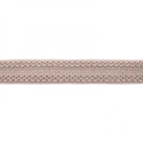 1 MTR. ♥ Einfassband Strick - KIESEL ♥