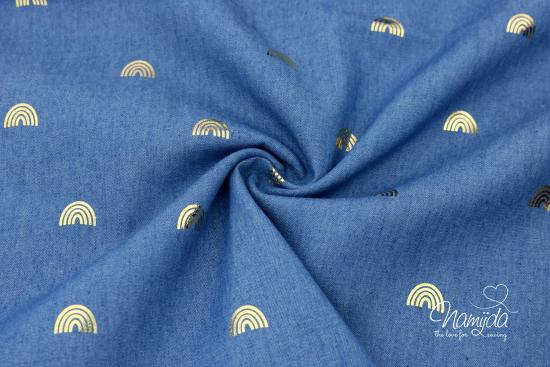 0,5 MTR. ♥ RIPPSTRICK DIFFERENT STRIPES JERSEY MINT ♥