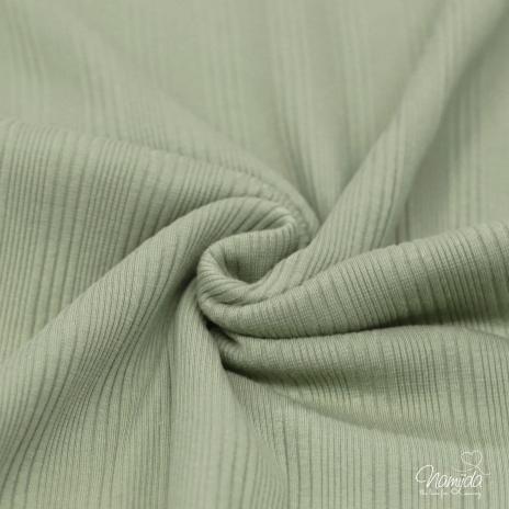 0,5 MTR.  ♥ RIPPSTRICK DIFFERENT STRIPES JERSEY MINT ♥