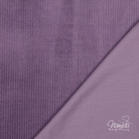 0,50 MTR. ♥ BREITCORD DUSTY LILA ♥