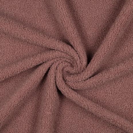 0,5 MTR. ♥ TEDDY BOUCLE FLEECE DOUBLEFACE PUDER ♥