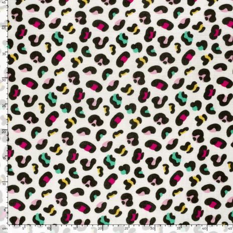 0,5 MTR. ♥ MuSSELIN LEO COLORFUL ♥