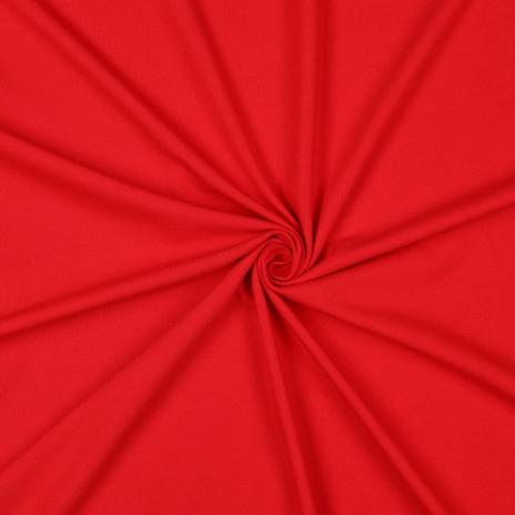 0,5 MTR. ♥  UNI BIO BAUMWOLLJERSEY ROT ♥
