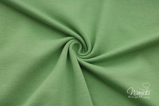 0,5 MTR. ♥ BIO SoMMER BAUMWOLL Sweat/FRENCH TERRY MAIGRüN ♥