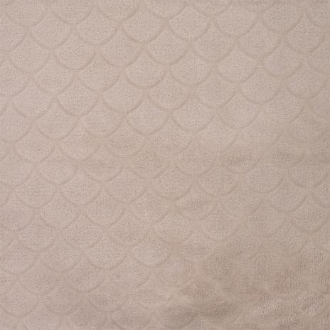 0,5 MTR. ♥ MERMAID FIN FLEECE - TAUPE ♥