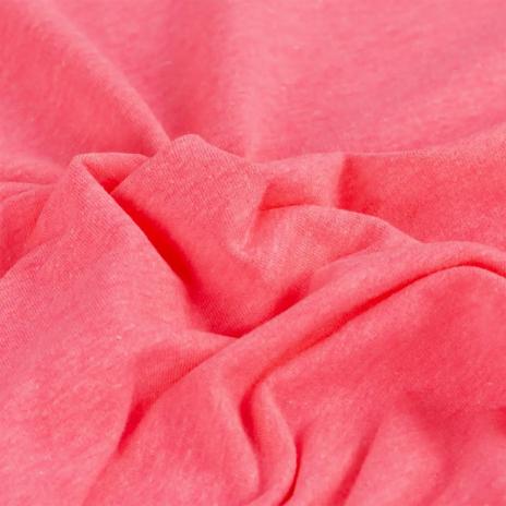 0,50 MTR. NEON PINK MELANGE - FRENCH TERRY