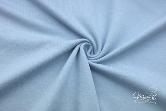 0,5 MTR. ♥  UNI BIO BAUMWOLLJERSEY HiMMeLBLaU ♥