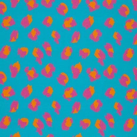 0,50 MTR. ♥ LEO COLORFUL AQUA JERSEY ♥