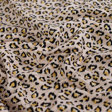0,50 MTR. LEO GLITTER GOLD - FRENCH TERRY