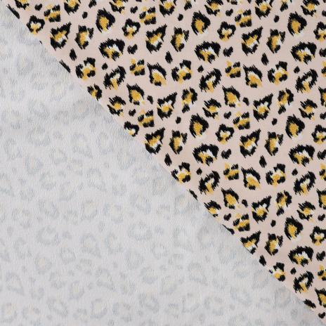 0,50 MTR. LEO GLITTER GOLD - FRENCH TERRY