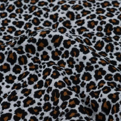 0,5 MTR. ♥ MuSSELIN LEO NATUR ♥