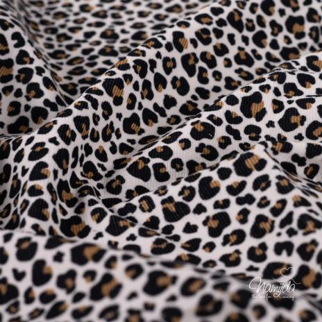 0,5 MTR. ♥ WEICHER FEINCORD MINI LEO NATUR ♥