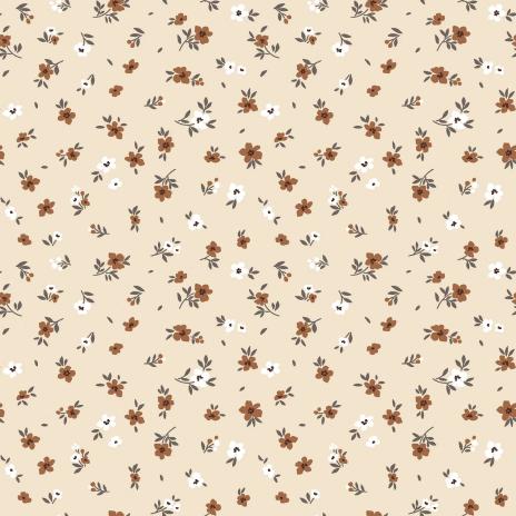 0,50 MTR. ♥ STREUBLÜMCHEN DUSTY SAND JERSEY ♥