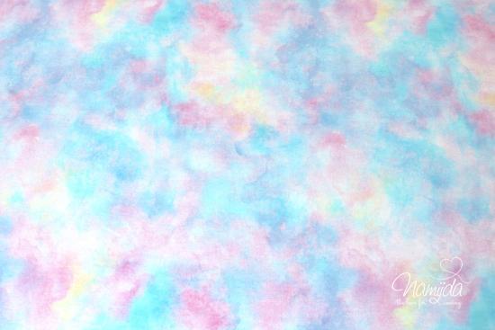 0,50 MTR.  ♥ MULTICoLoR EISBLAU JERSEY ♥