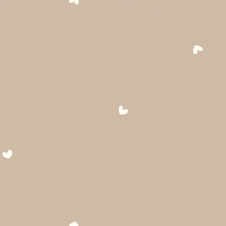 0,5 MTR. ♥ WEICHER FEINCORD HERZCHEN SAND ♥