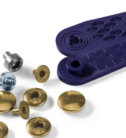1 Packung - PRYM NÄHFREI DRUCKKNÖPFE ANORAK 15MM GOLD 390314
