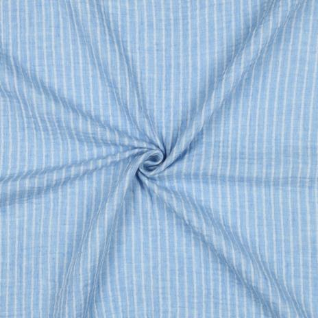 RESTSTÜCK 0,90 MTR. ♥ MUSSELIN STRIPES JEANS ♥