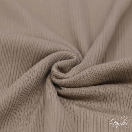 0,5 MTR. ♥ GOOD VIBES / FUN / PEACE HERZEN FRENCH TERRY - ECRU ♥