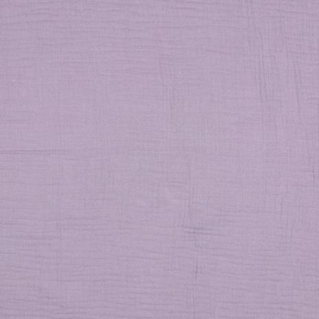 0,5 MTR. ♥ DouBLE GAUZE - Musselin Helles Lavendel /Flieder - Baumwollstoff ♥