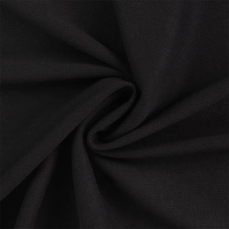 0,5 Mtr. Bündchen - FEINRIPP SCHWARZ - Schlauch ♥ EXTRABREIT - PASSEND ZUM  HEAYY SWEAT 5731A