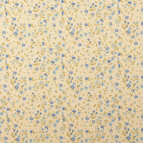 0,50 MTR. ♥ SOFT BLOSSOM STREUBLÜMCHEN NATURAL JERSEY ♥