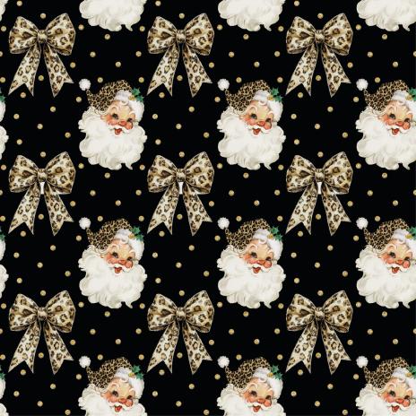 0,5 MTR. X-MAS LEO BOWS SANTA - SOFT SWEAT